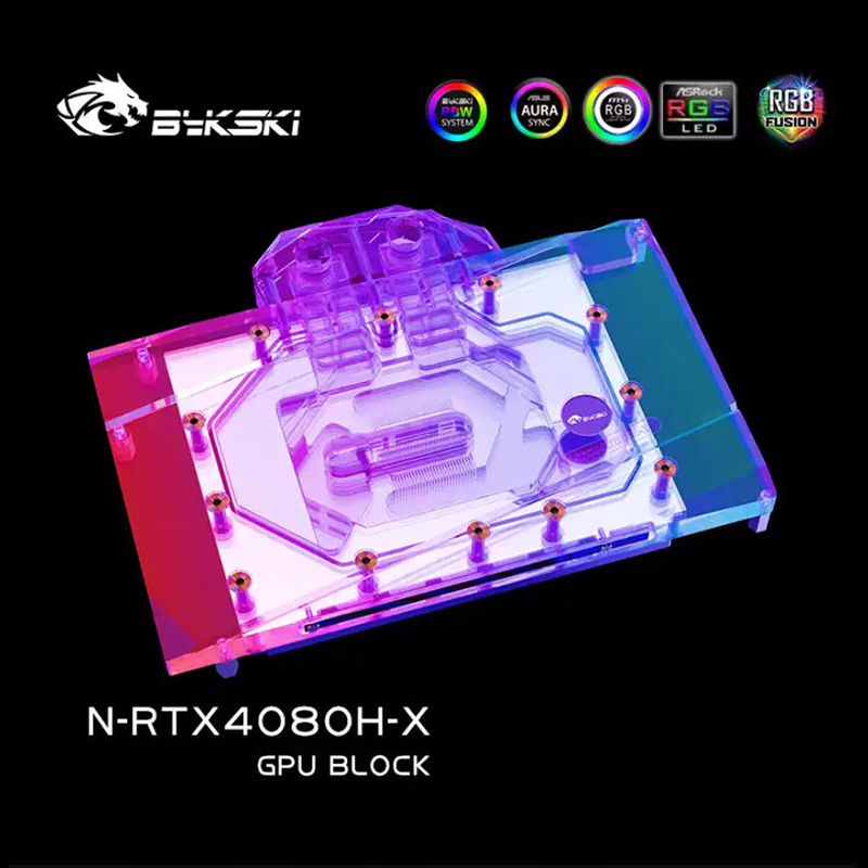Rtx 4080 Water Cooling Block - Bykski GPU Water Block dla karty