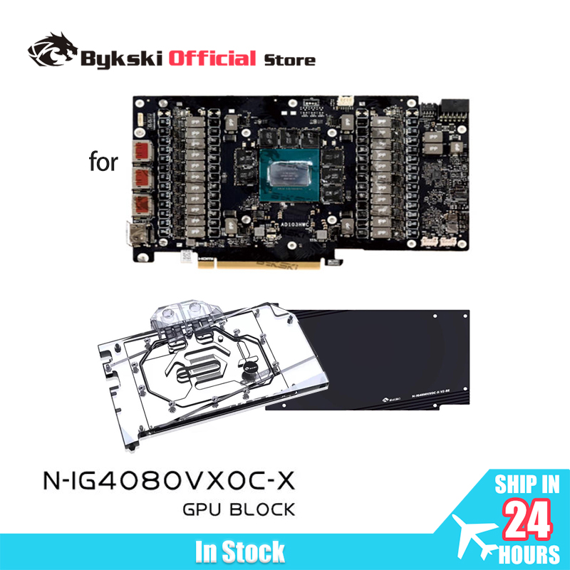 Rtx 4080 Water Cooling Block - Blok chłodzenia GPU Bykski N-IG4080VXOC-X do