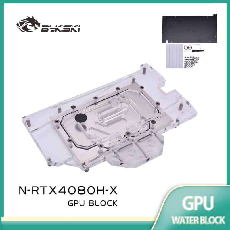 Rtx 4080 Water Cooling Block - Bykski N-RTX4080H-X Blok GPU do karty