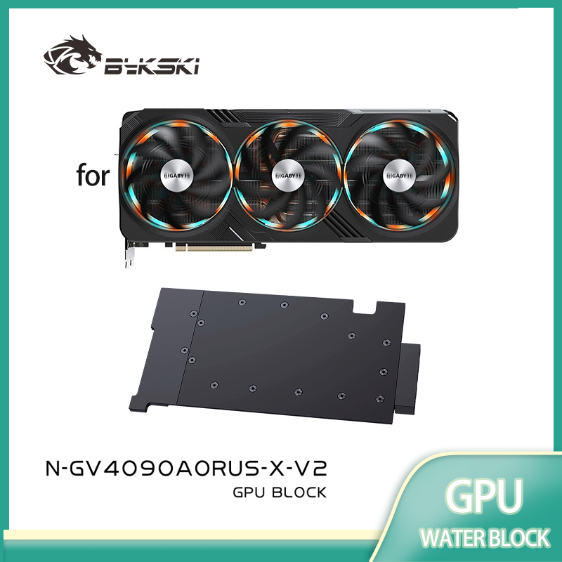 Rtx 4090 Water Block Full Cover - Blok wodny Bykski do karty graficznej