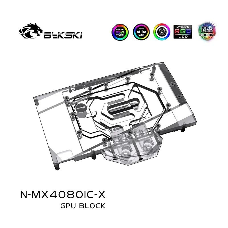 Blok chłodzenia GPU Bykski do  – Rtx 4080 Water Cooling Block recenzja i cena