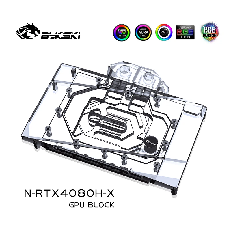 Bykski N-RTX4080H-X Blok GPU d – Rtx 4080 Water Cooling Block recenzja i cena