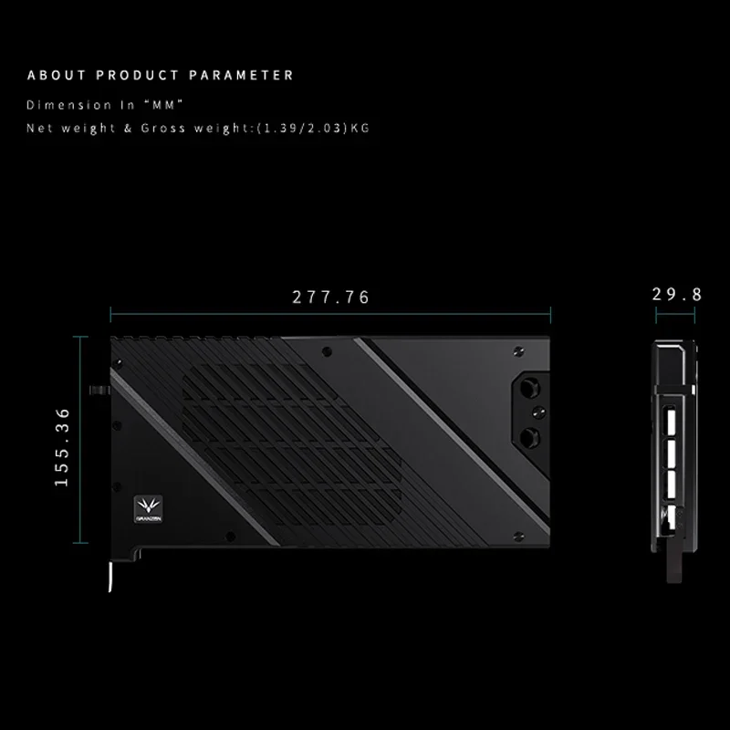 Granzon GBN-MS4090VES, blok wo – Rtx 4090 Water Block Full Cover recenzja i cena