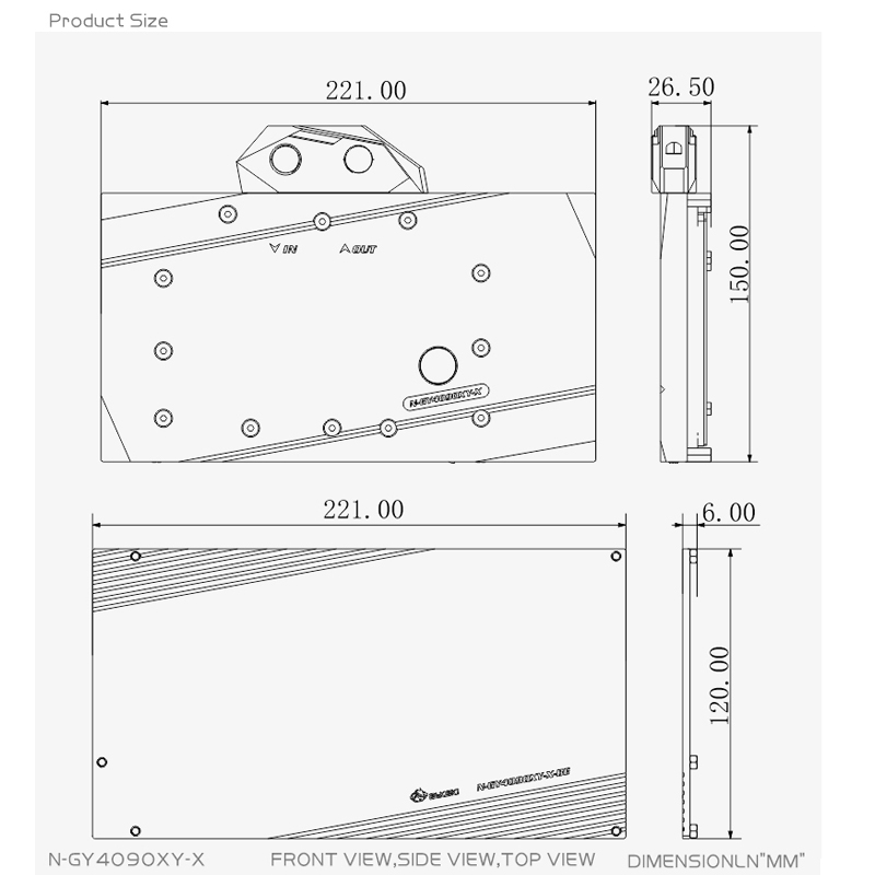 Bykski N-GY4090XY-X blok GPU z – Rtx 4090 Water Block Full Cover recenzja i cena