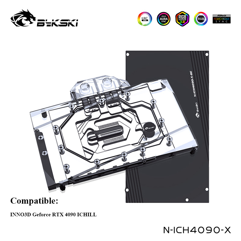 Chłodzenie wodne Bykski do kar – Rtx 4090 Water Block Full Cover recenzja i cena