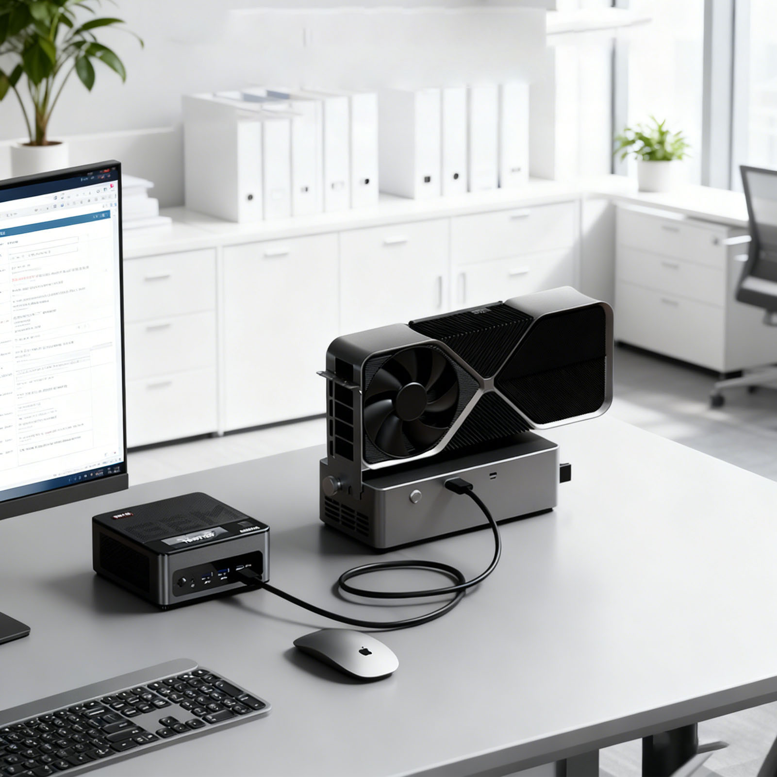 Stacja dokująca EGPU z zasilac – Oculink Gpu Dock Station recenzja i cena
