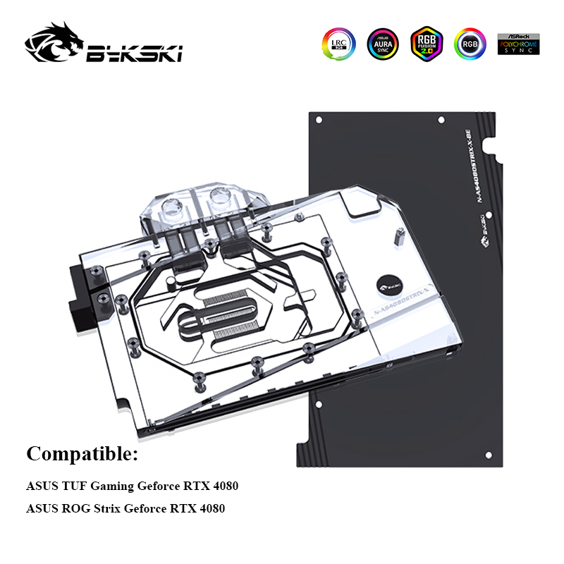 Chłodzenie wodne GPU Bykski do – Rtx 4080 Water Cooling Block recenzja i cena