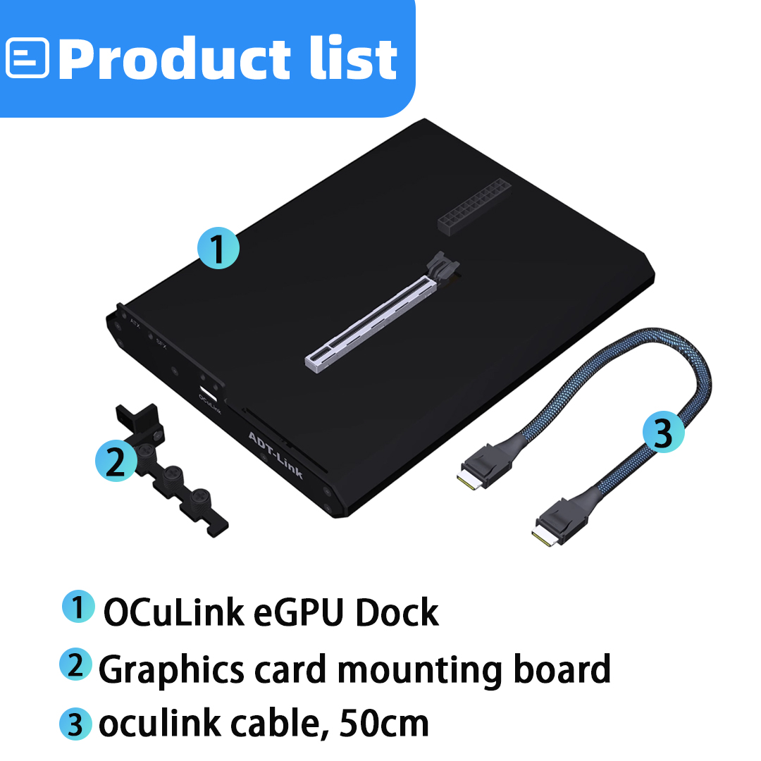 Stacja dokująca OCuLink eGPU P – Oculink Gpu Dock Station recenzja i cena